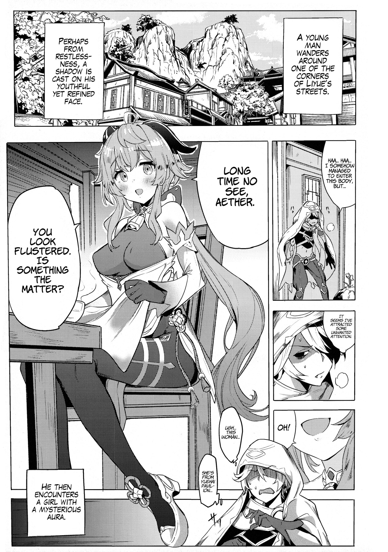 Hentai Manga Comic-Ganyu Working Overtime-Read-4